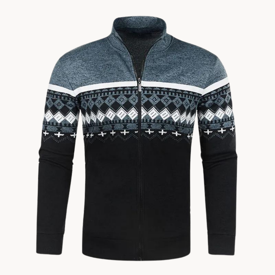 Men's Nordic Pattern Jumper | Mountain Retreat