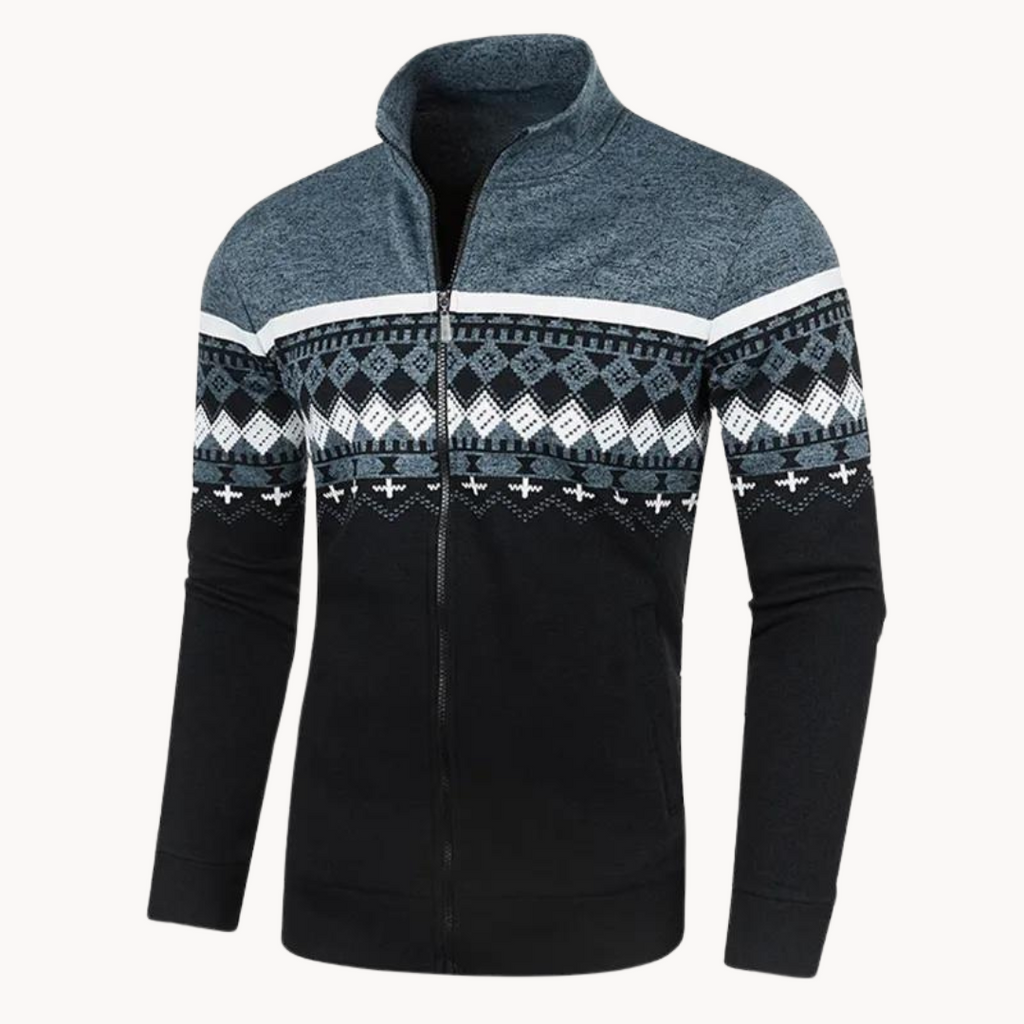 Men's Nordic Pattern Jumper | Mountain Retreat