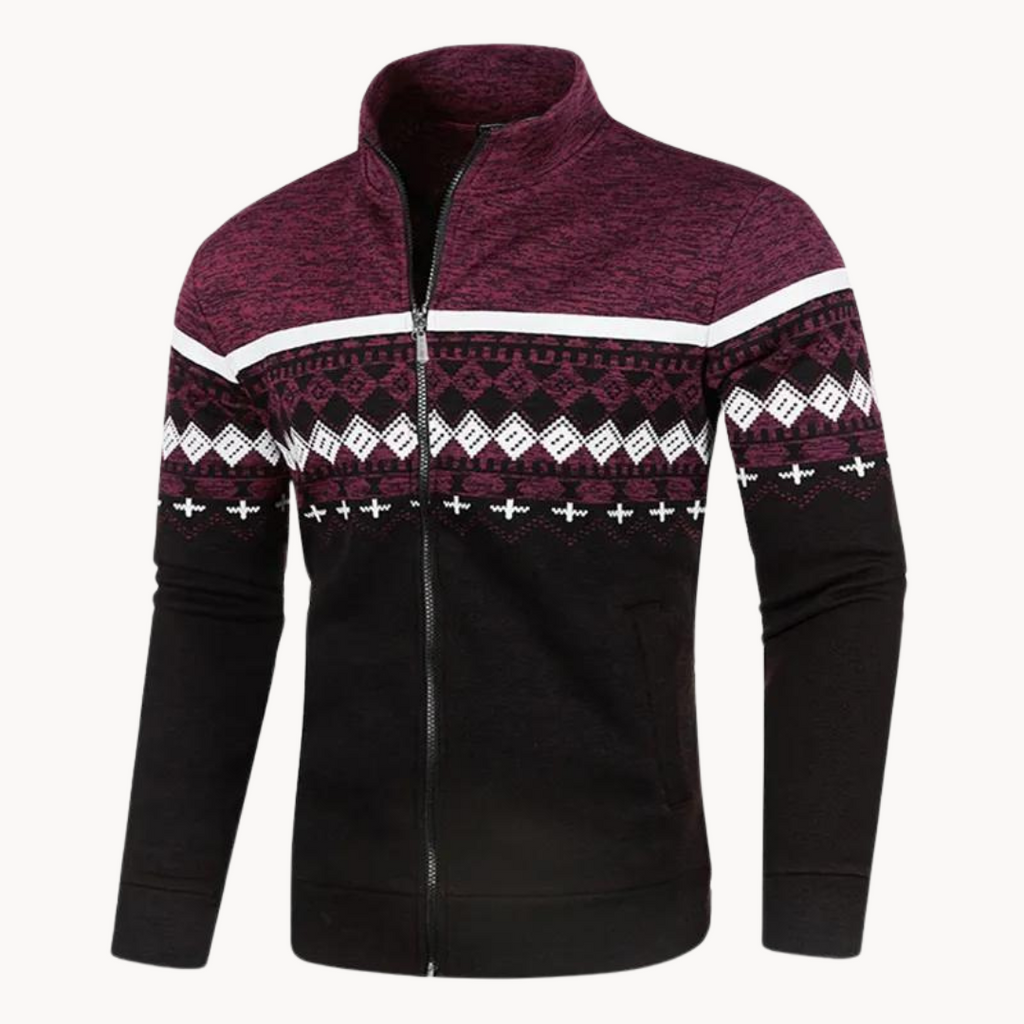 Men's Nordic Pattern Jumper | Mountain Retreat