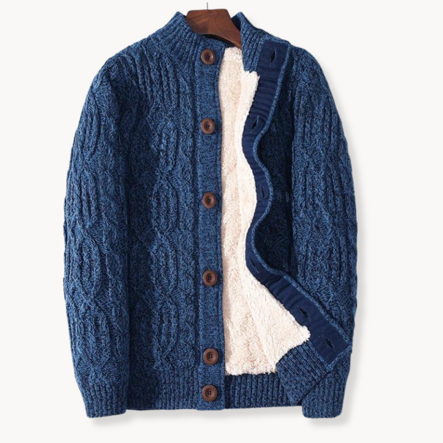 Men's Cable Knit Cardigan | Milo
