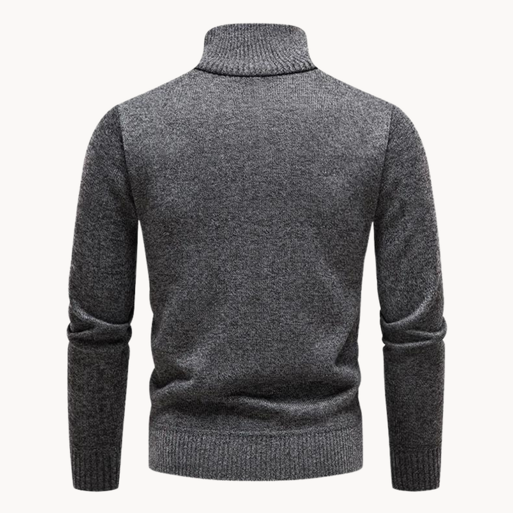 Men's Shoulder Patch Knit Jumper | Highland