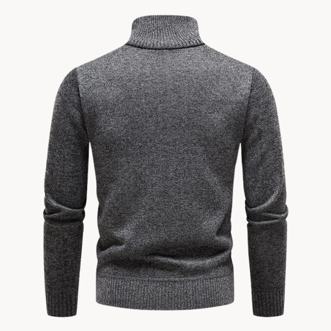 Men's Shoulder Patch Knit Jumper | Highland
