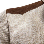 Men's Shoulder Patch Knit Jumper | Highland
