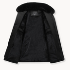Men's Fur-Collar Coat | Chic