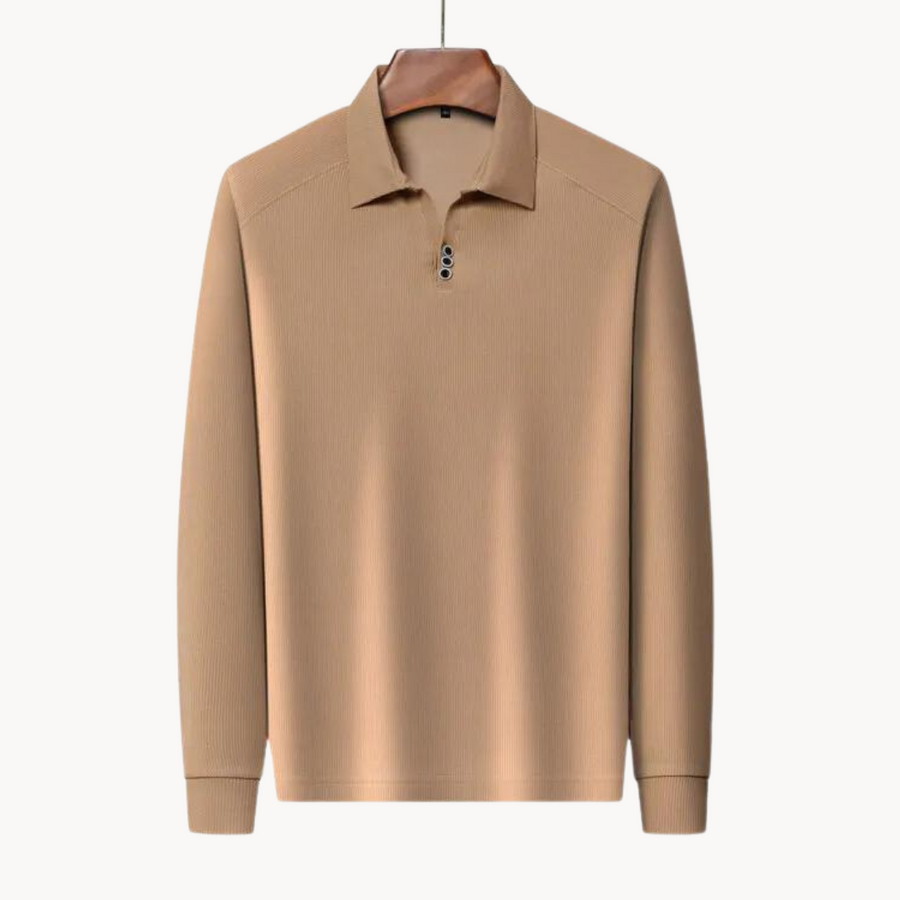 Men's Long-Sleeve Polo Shirt | Vale