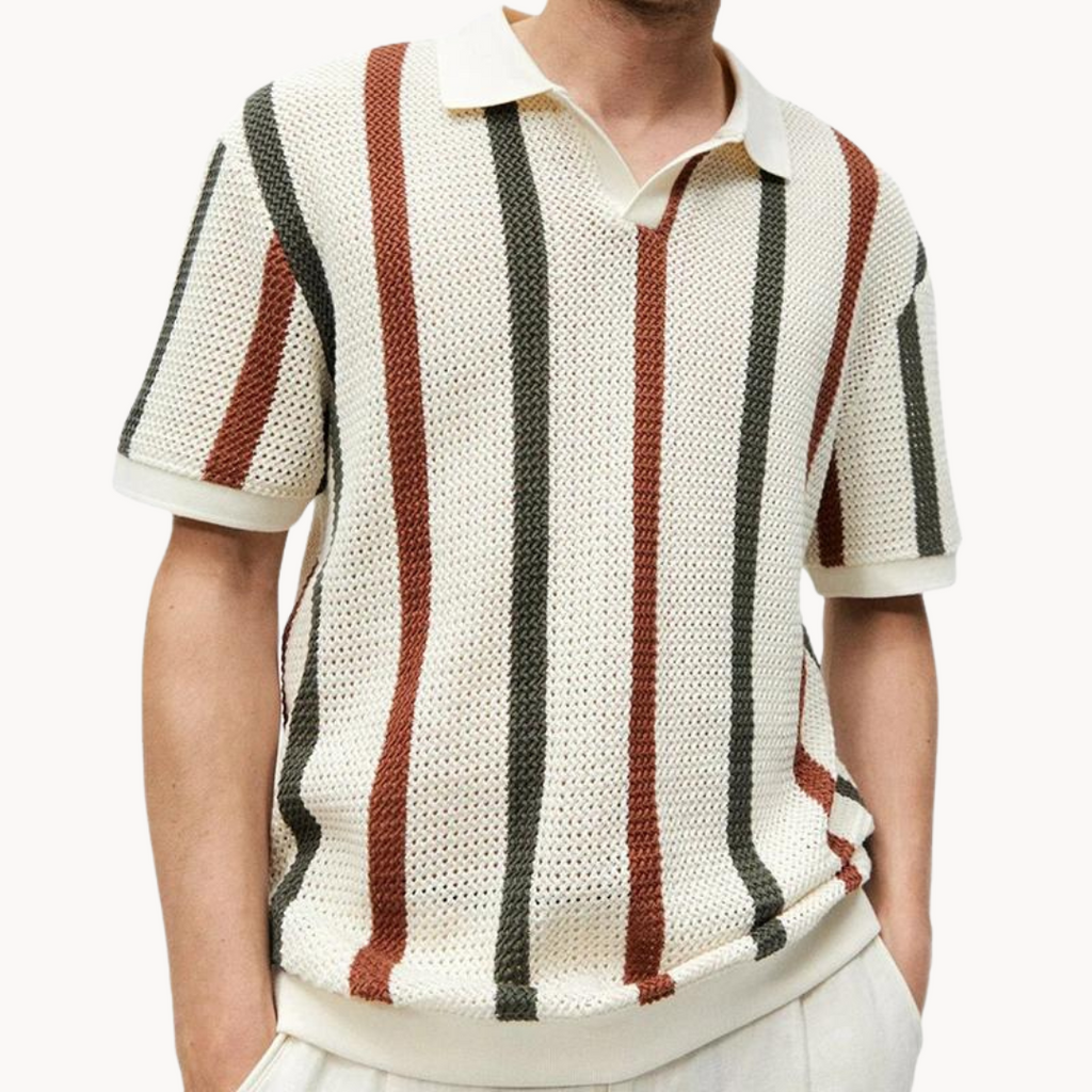Men's Striped Polo Shirt | Pallas