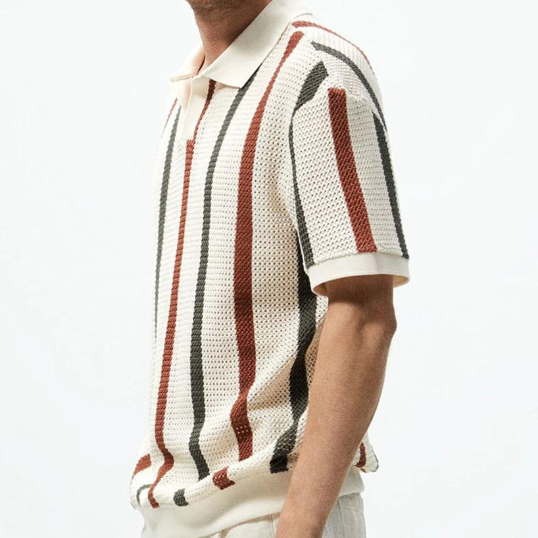 Men's Striped Polo Shirt | Pallas