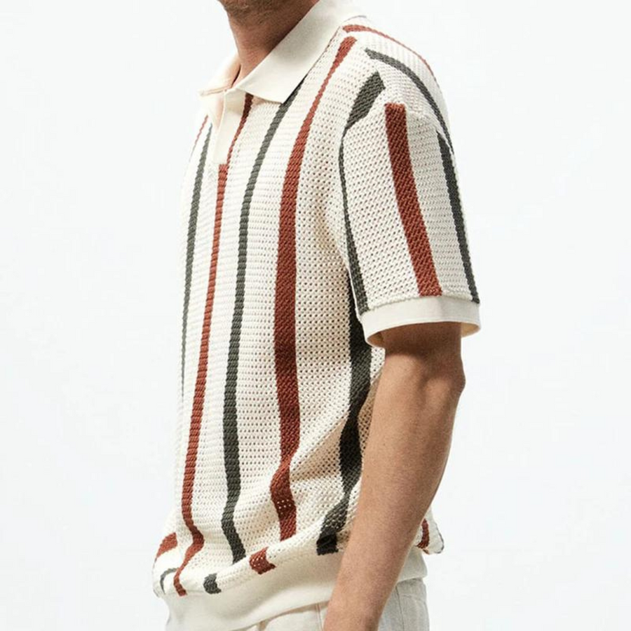 Men's Striped Polo Shirt | Pallas