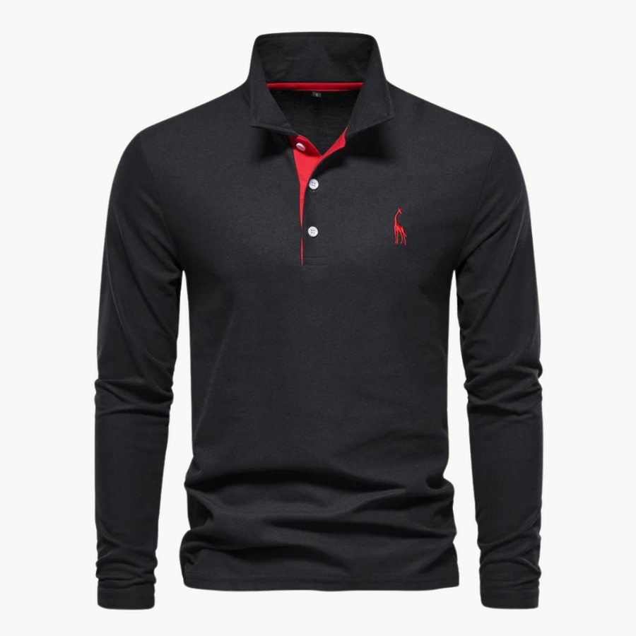 Men's Long-Sleeve Polo Shirt | Verdant