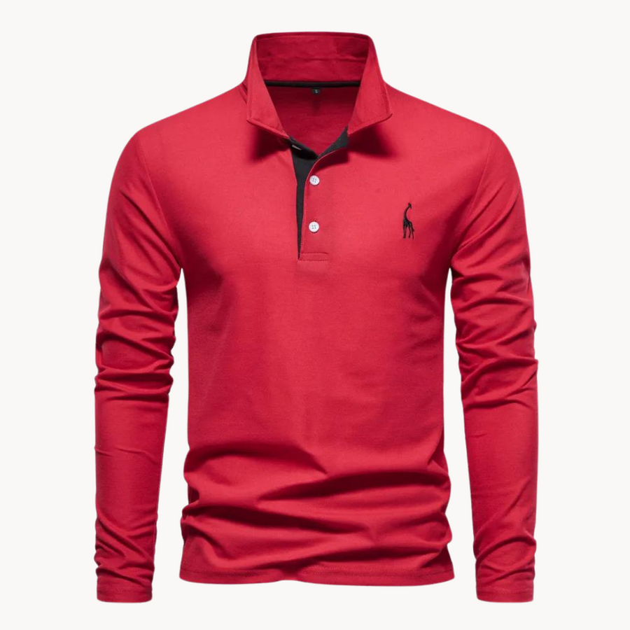 Men's Long-Sleeve Polo Shirt | Verdant