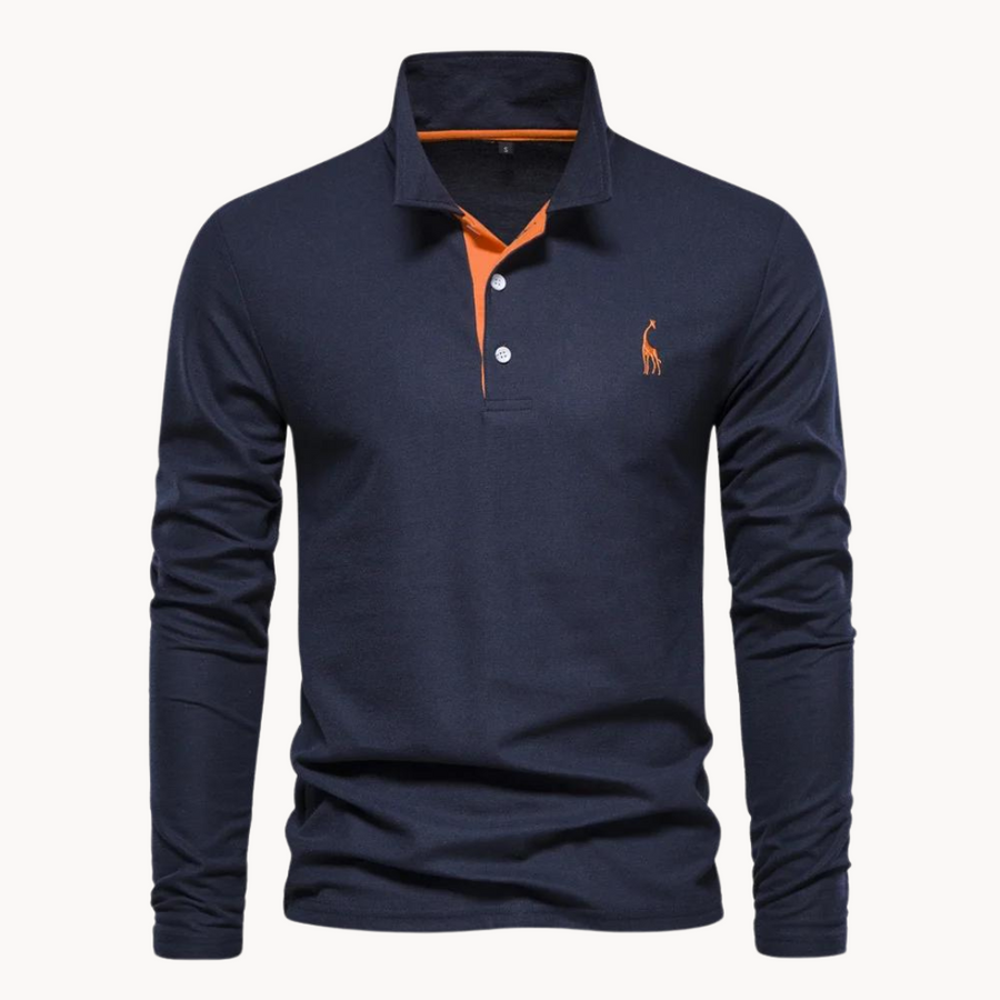 Men's Long-Sleeve Polo Shirt | Verdant