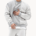 Men's Loose Striped Jumper | Bourbon