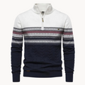 Men's Cable Knit Quarter-Zip Jumper | Soho