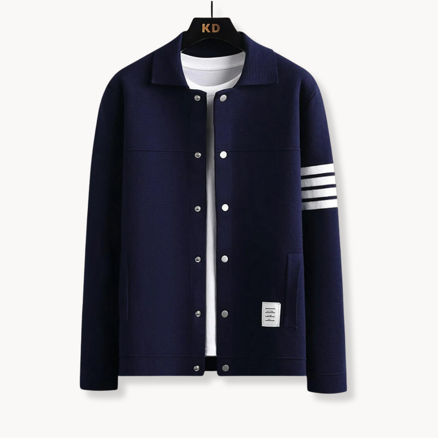 Men's Lapel Cardigan | Sterling