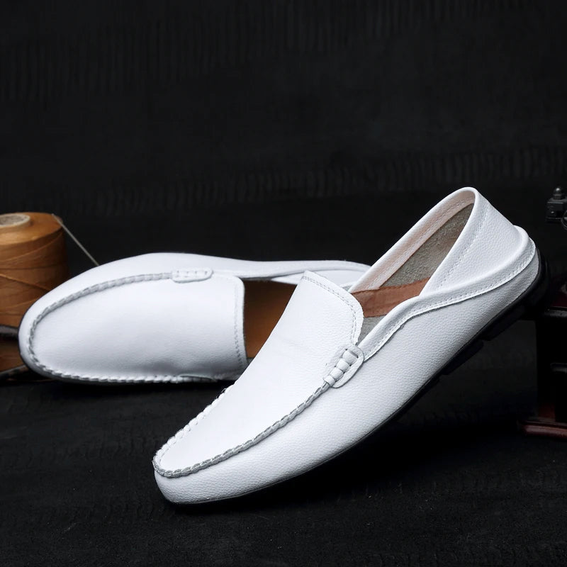 Men's Leather Driving Moccasins – Monza
