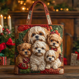 Festive Family Tote Bag