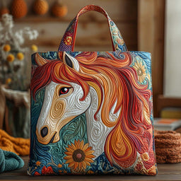 Floral Mane Tote Bag
