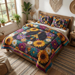 Flower Power 3-Piece Bedding Set