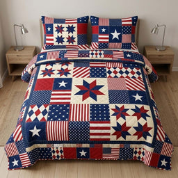 Freedom Crest 3-Piece Bedding Set