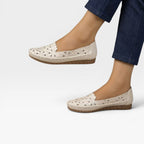Women's Floral Cut-Out Ballet Flats — view 5