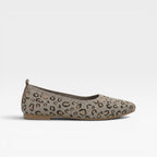 Women's Leopard Print Mesh Ballet Flats