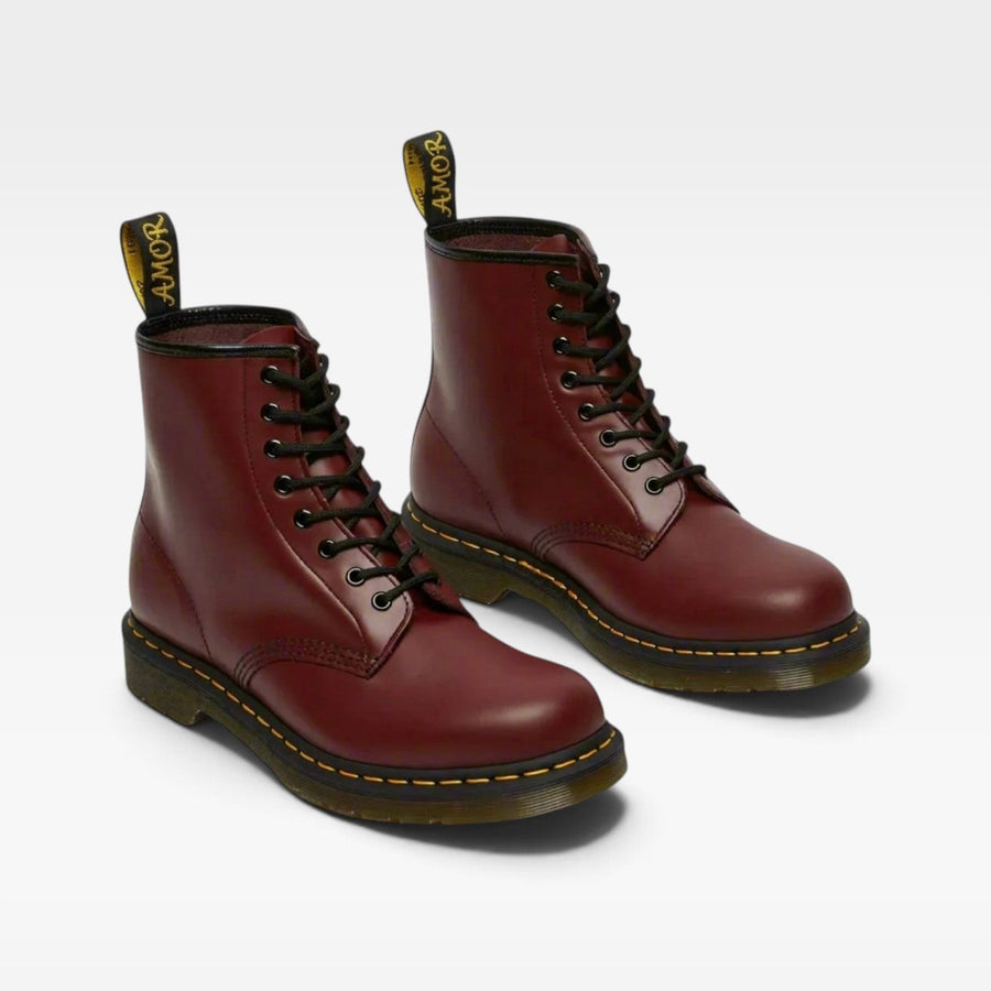 Women's High Lace-Up Leather Combat Boots — view 7