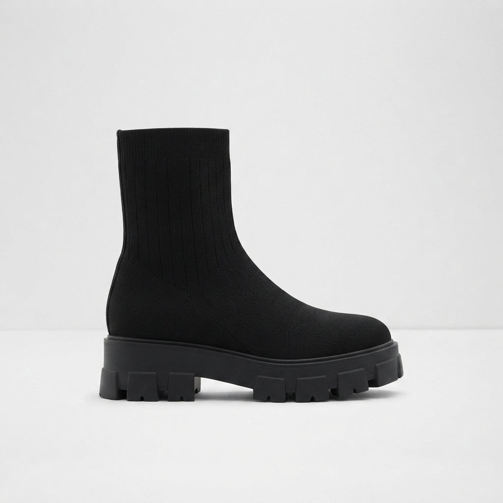 Women's Stretch Mesh Sock Ankle Boots