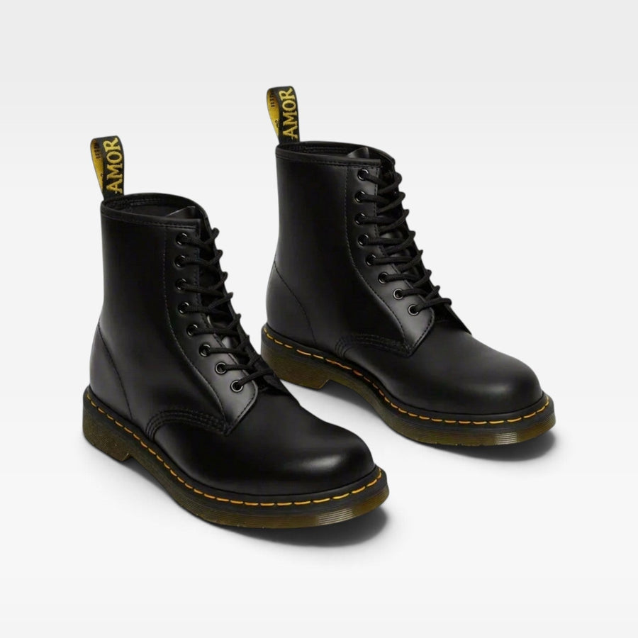 Women's High Lace-Up Leather Combat Boots — view 3