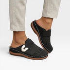 Women's Closed-Toe Faux Leather Mules — view 3