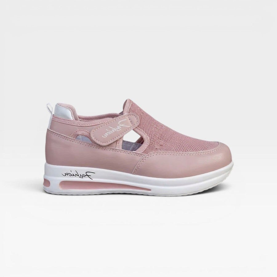 Women's Velcro Platform Walking Trainers