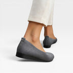 Women's Knitted Ballet Flats with Padded Sole — view 15
