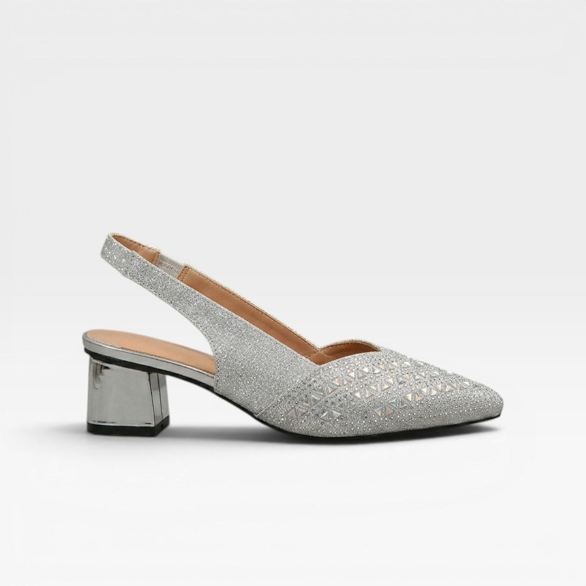 Women's Rhinestone Slingback Court Shoes