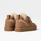Women's Chunky Suede Trainers with Sheepskin Lining — view 3