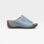 Women's Cushioned Wedge Slider Sandals
