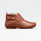 Women's Leather Ankle Boots with Cushioned Insole