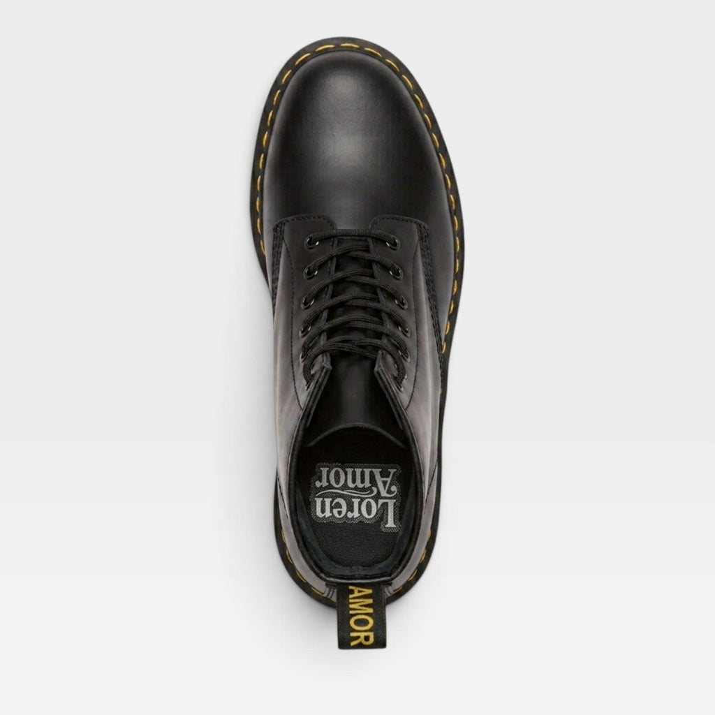 Women's High Lace-Up Leather Combat Boots — view 4