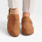Women's Closed-Toe Faux Leather Mules — view 4