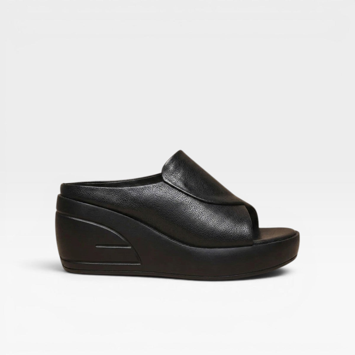 Women's Slip-On Wedge Sandals with Padded Platform