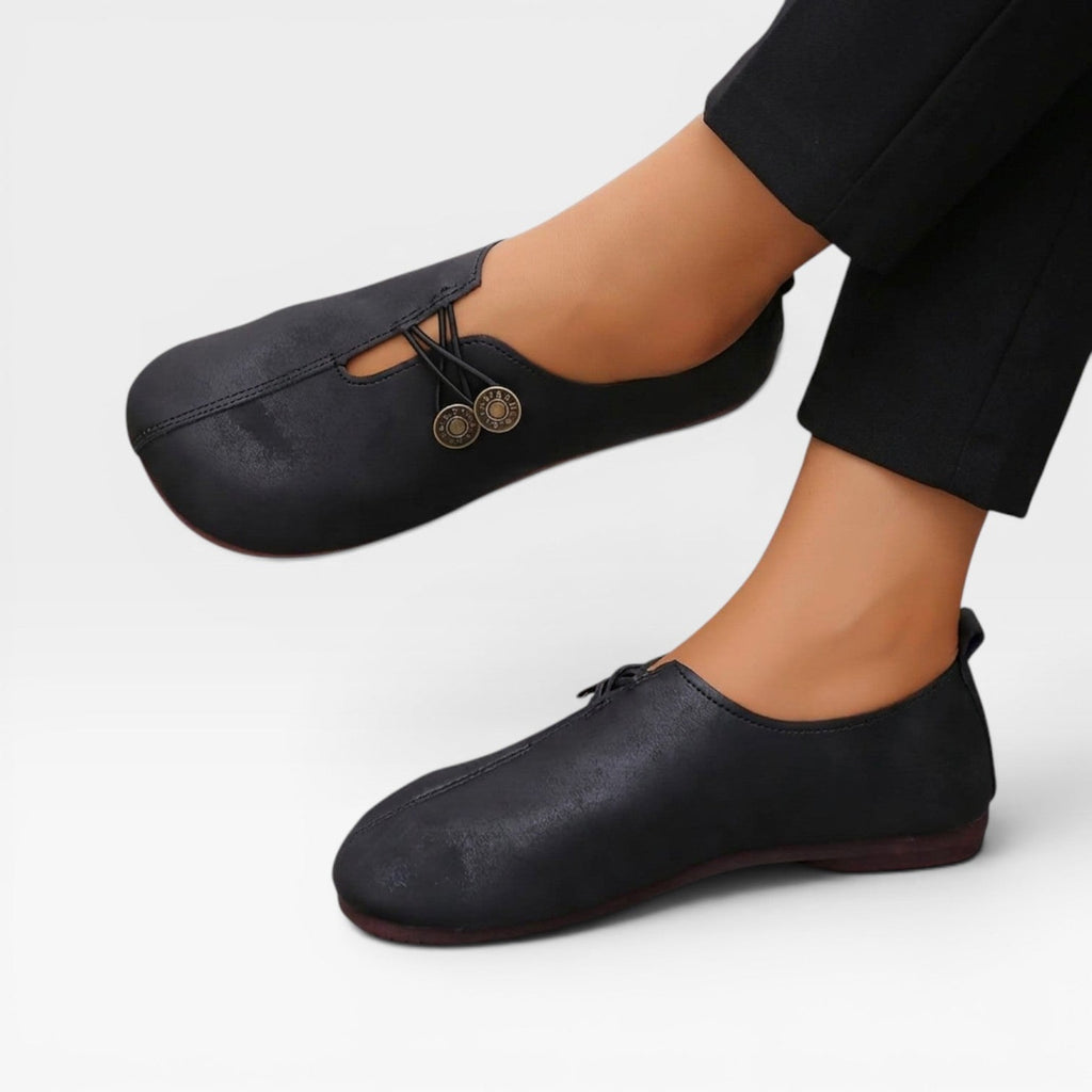 Women's Flat Button Loafers — view 4