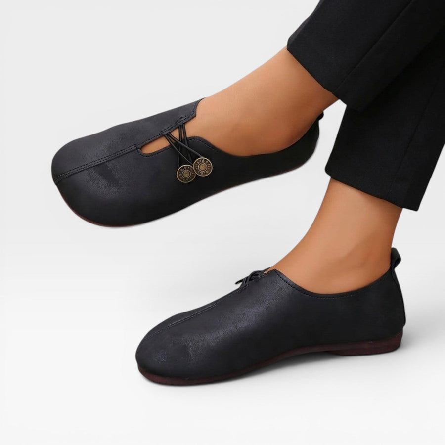 Women's Flat Button Loafers — view 4