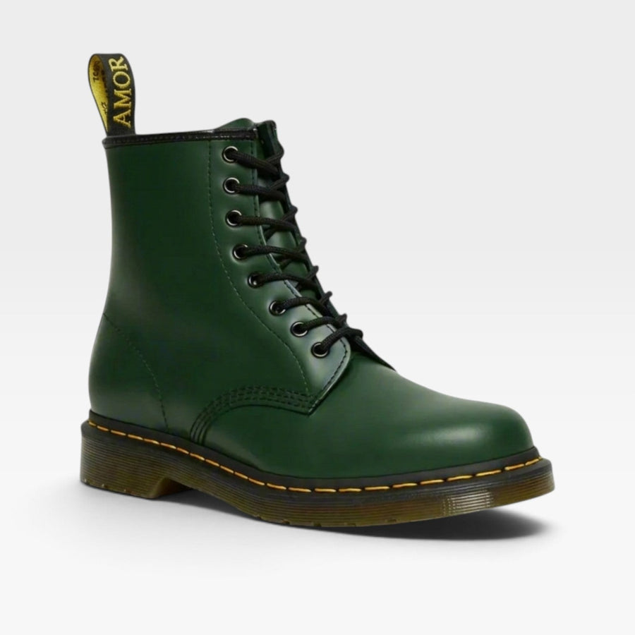 Women's High Lace-Up Leather Combat Boots — view 8