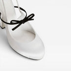 Women's Sculpted Court Shoes with Bow Detail — view 7