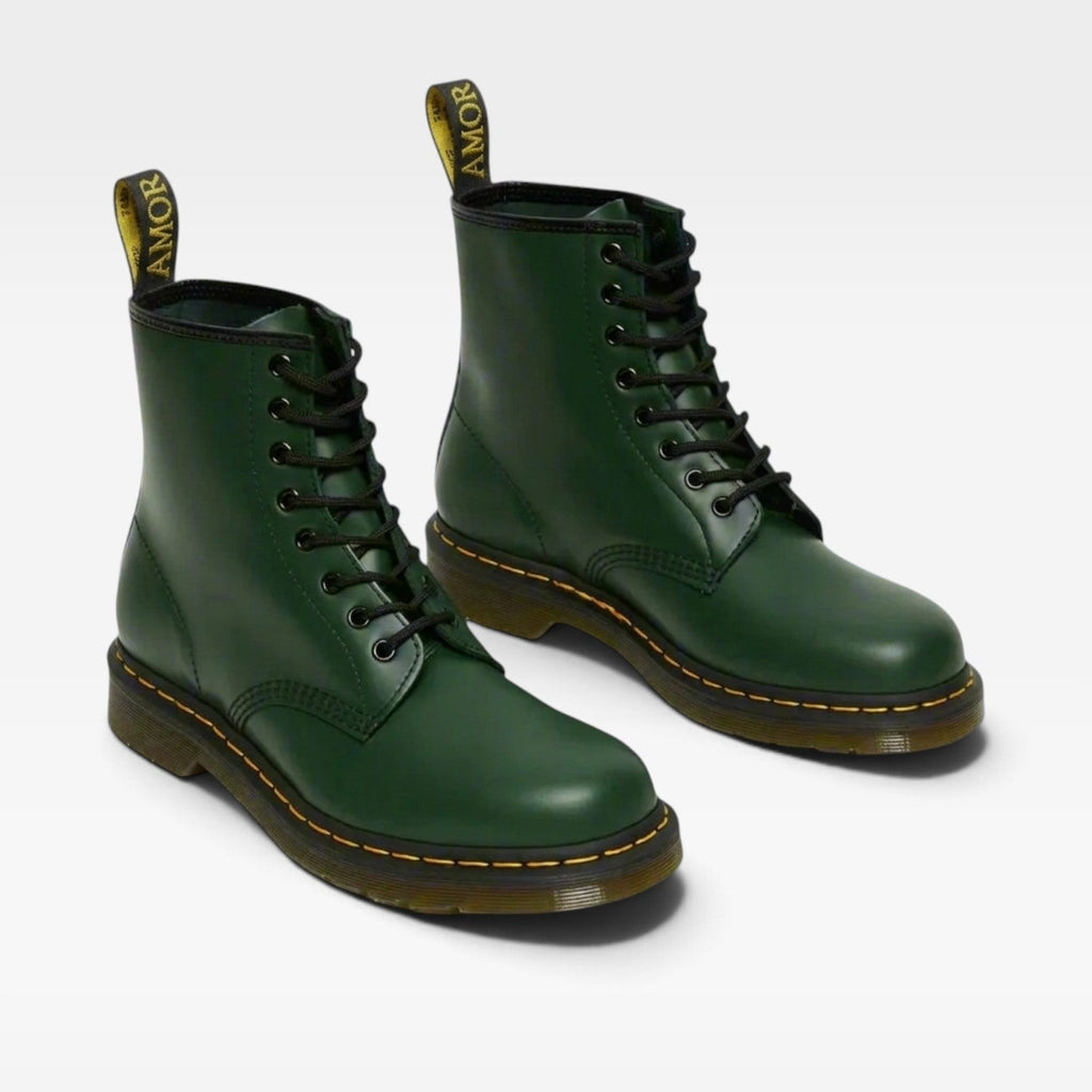 Women's High Lace-Up Leather Combat Boots — view 9
