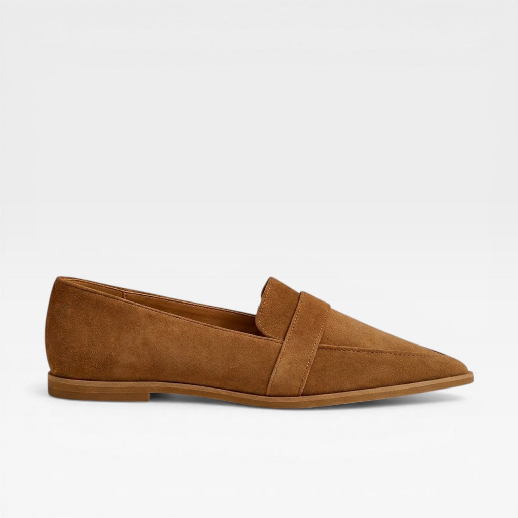 Women's Pointed Toe Suede Loafers