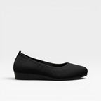 Women's Knitted Ballet Flats with Padded Sole