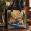 Golden Antlers Tote Bag