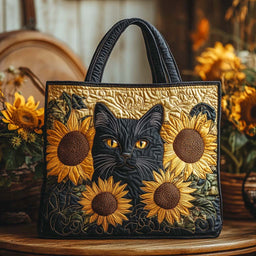 Golden Bloom Guardian Tote Bag