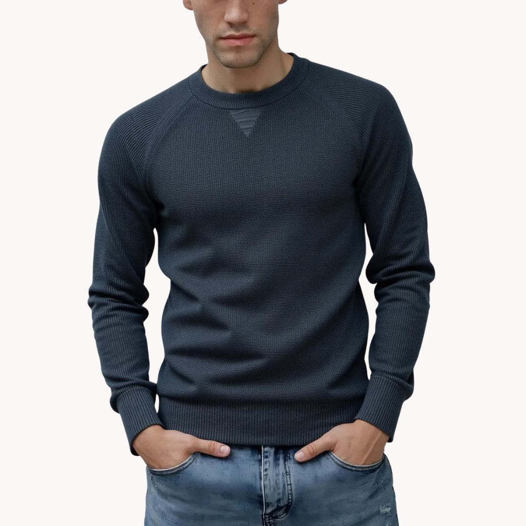 Men's Crewneck Knit Jumper | Grayson