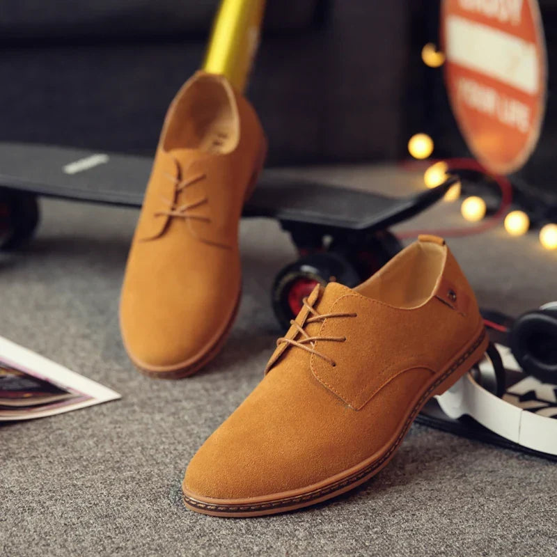 Men's Suede Oxford Shoes – Altea