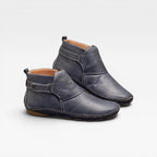 Women's Leather Ankle Boots with Cushioned Insole — view 7